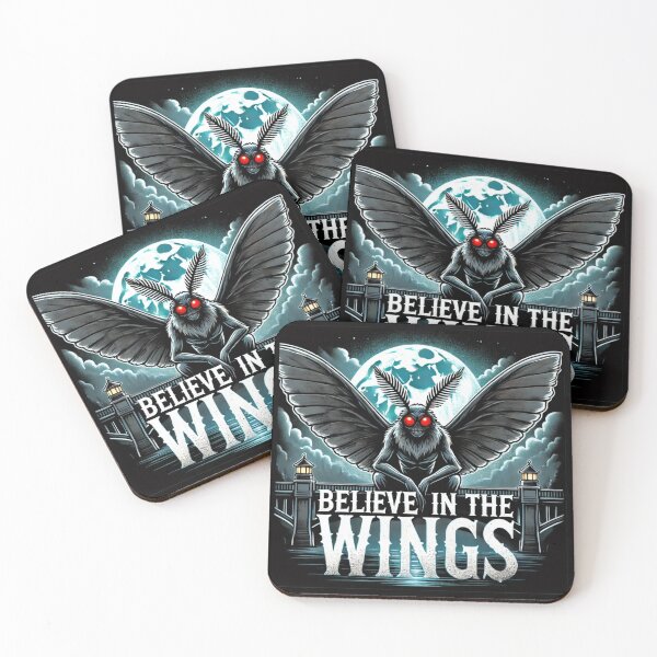 Item preview, Mothman Believe In The Wings Design designed and sold by Planetporridge.