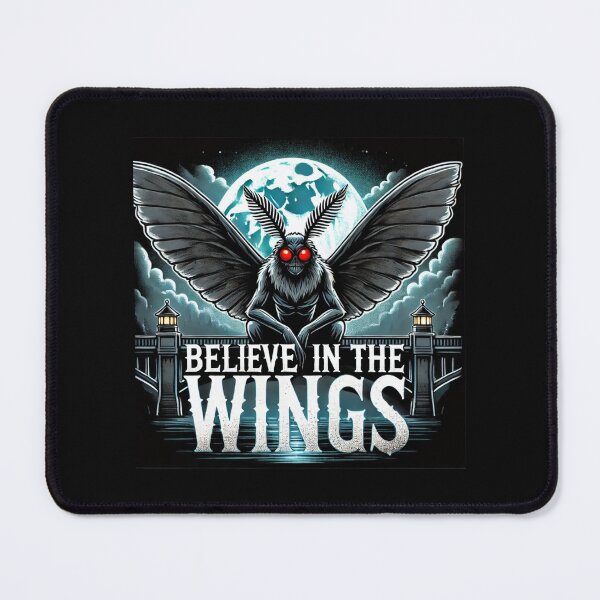 Item preview, Mothman Believe In The Wings Design designed and sold by Planetporridge.