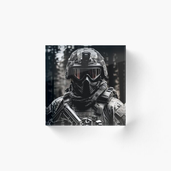 Aperçu de l'œuvre Elite Soldier – Tactical Warrior Modern Combat Streetwear Design créée et vendue par ElectroSphere46.