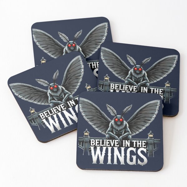 Item preview, Mothman Believe In The Wings Artwork designed and sold by Planetporridge.