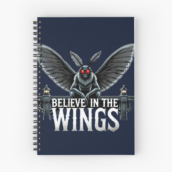Item preview, Mothman Believe In The Wings Artwork designed and sold by Planetporridge.