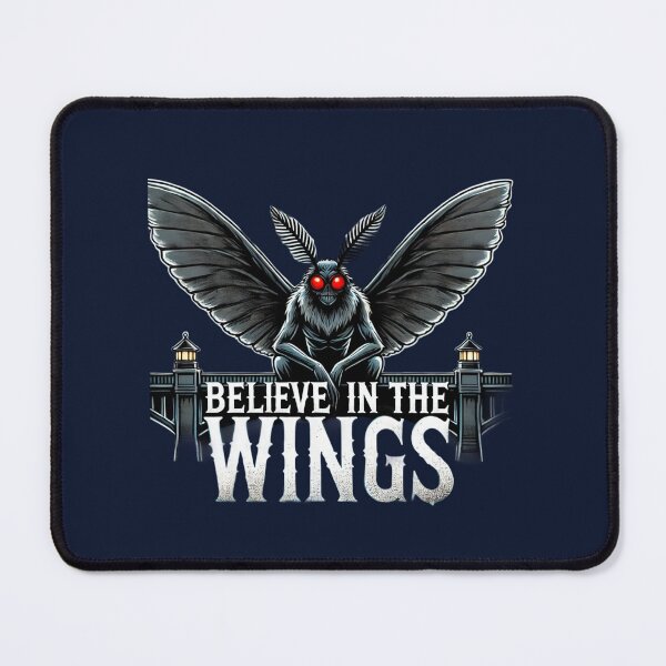 Item preview, Mothman Believe In The Wings Artwork designed and sold by Planetporridge.