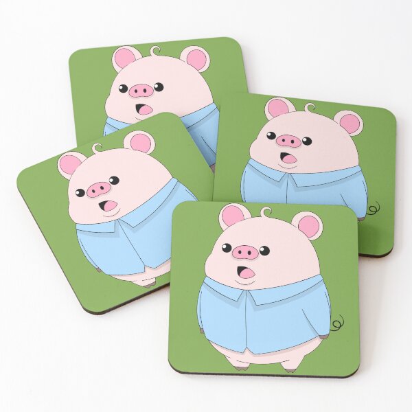 Item preview, Cute Pig Cartoon Illustration – Sweet Pig Character Art designed and sold by Yesss-Mau.