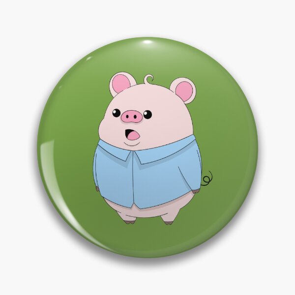 Item preview, Cute Pig Cartoon Illustration – Sweet Pig Character Art designed and sold by Yesss-Mau.