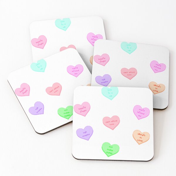 Item preview, Anti-Valentine Conversation Hearts designed and sold by AmbaNessa.