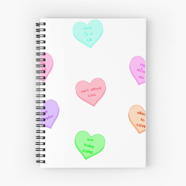 Item preview, Anti-Valentine Conversation Hearts designed and sold by AmbaNessa.
