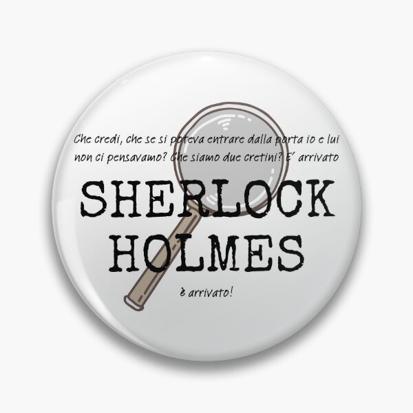 Item preview, E' arrivato Sherlock Holmes! designed and sold by Alessandraelena.