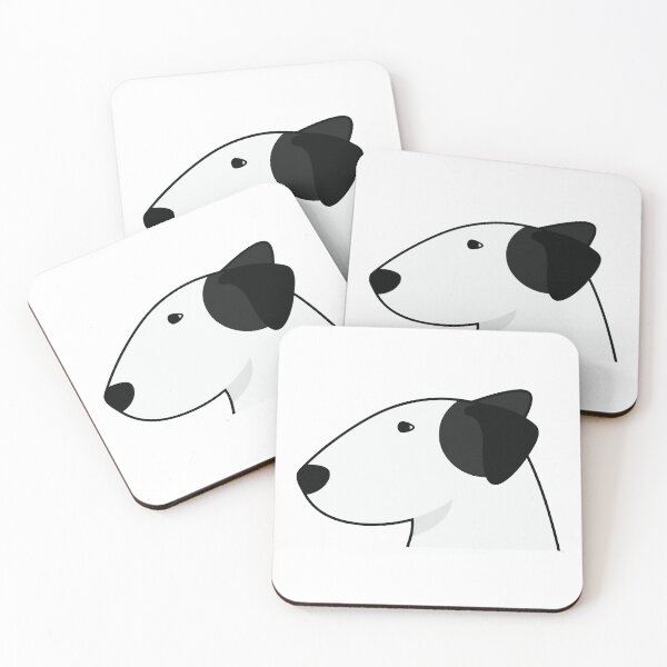 Item preview, English Bull Terrier Profile Roman Nose Art designed and sold by Petzzz.