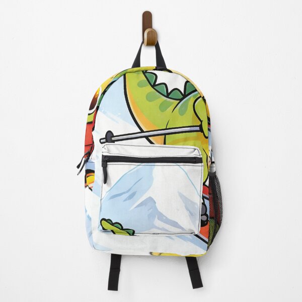 Item preview, Title: Cute Dinosaur Skiing Winter Family Fun designed and sold by PrintStichCo.