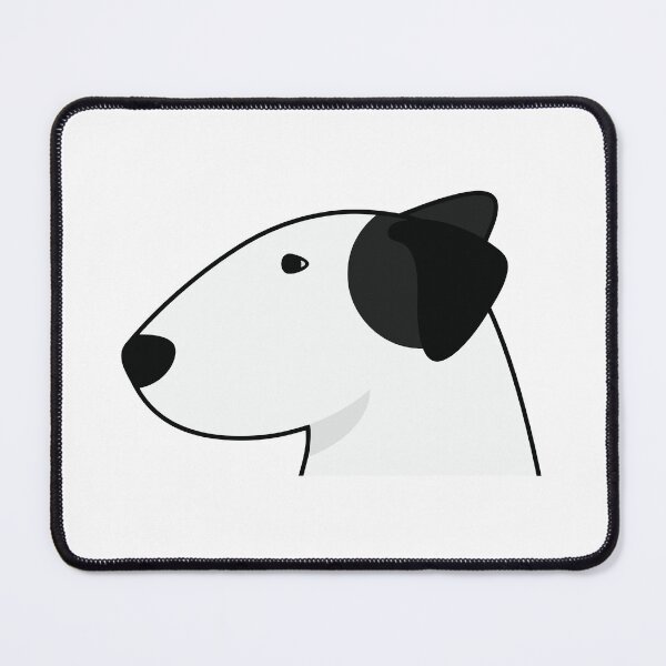 Item preview, English Bull Terrier Profile Roman Nose Art designed and sold by Petzzz.