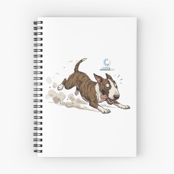 Item preview, Hucklebutt Loading Funny Bull Terrier Zoomies designed and sold by Petzzz.