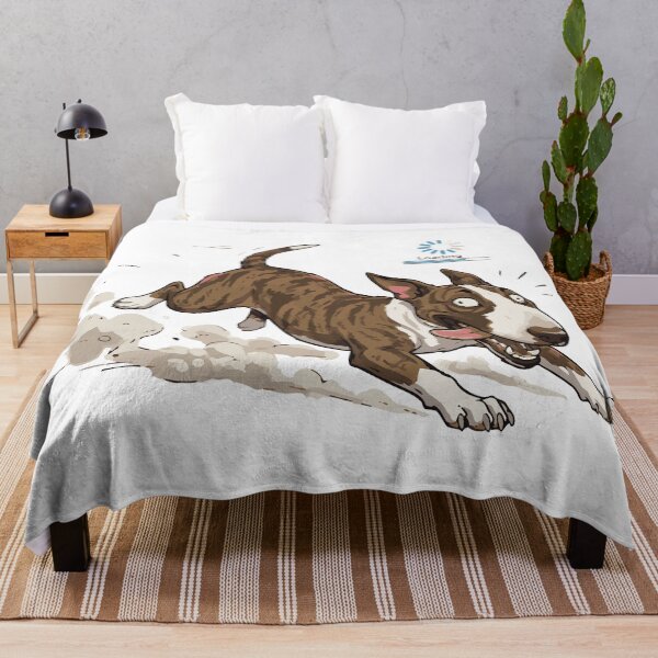 Item preview, Hucklebutt Loading Funny Bull Terrier Zoomies designed and sold by Petzzz.