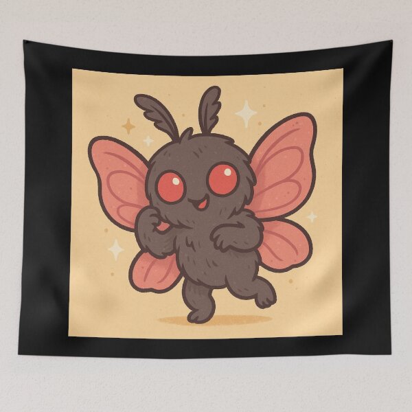 Item preview, Cute Mothman Cryptid designed and sold by Planetporridge.