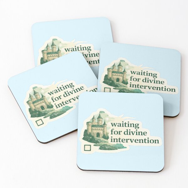 Item preview, Waiting For Divine Intervention Relatable Meme designed and sold by Retr0Tshirts.