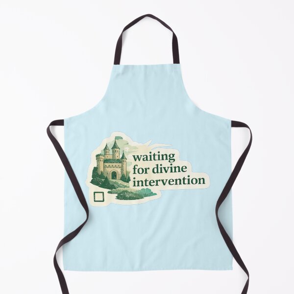 Item preview, Waiting For Divine Intervention Relatable Meme designed and sold by Retr0Tshirts.