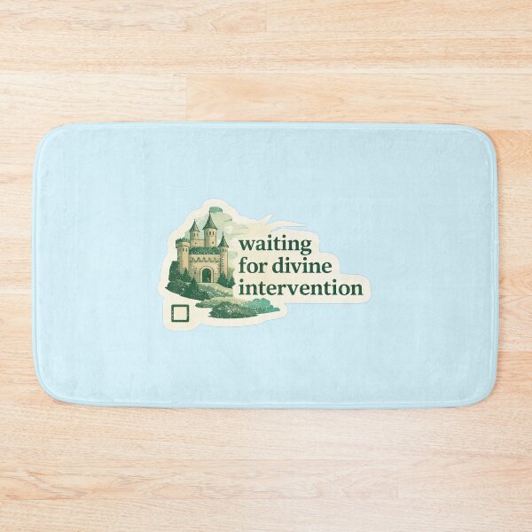 Item preview, Waiting For Divine Intervention Relatable Meme designed and sold by Retr0Tshirts.