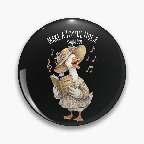 Item preview, Make A Joyful Noise Psalm 100 Singing Goose Christian Choir  designed and sold by MTJ-Mushrooms.
