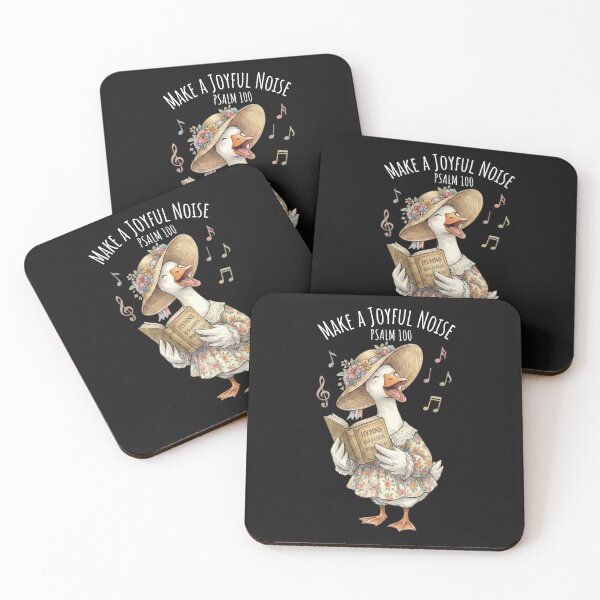 Item preview, Make A Joyful Noise Psalm 100 Singing Goose Christian Choir  designed and sold by MTJ-Mushrooms.