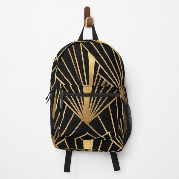 Item preview, Midnight Gatsby - Art Deco Gold Pattern designed and sold by Neon Nature Studio.