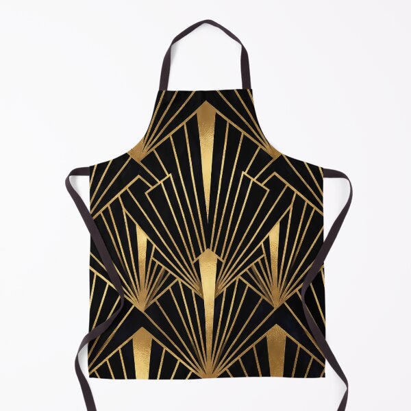Item preview, Midnight Gatsby - Art Deco Gold Pattern designed and sold by Neon Nature Studio.
