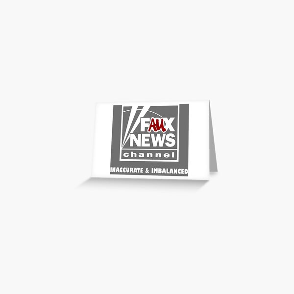 Fox News Logo Greeting Cards Redbubble - fox news decal roblox