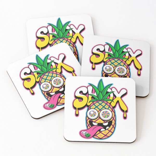 Item preview, Slox Trippy Pineapple - Psychedelic Streetwear Art designed and sold by Nomadic-Prints.