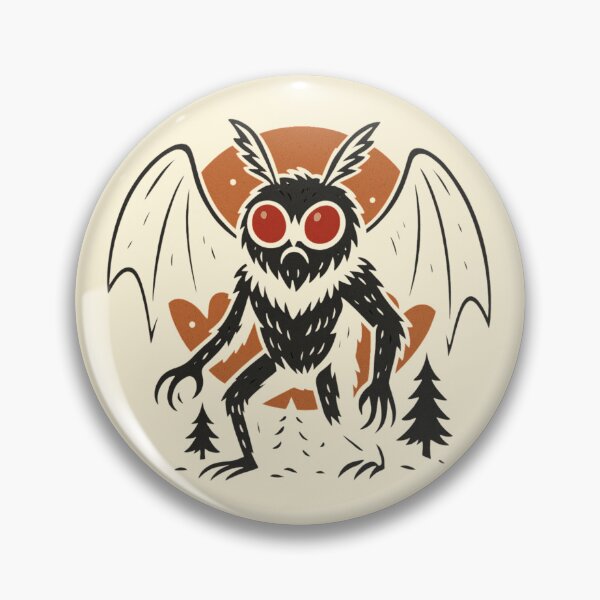 Item preview, Mothman Art Cryptids designed and sold by Planetporridge.