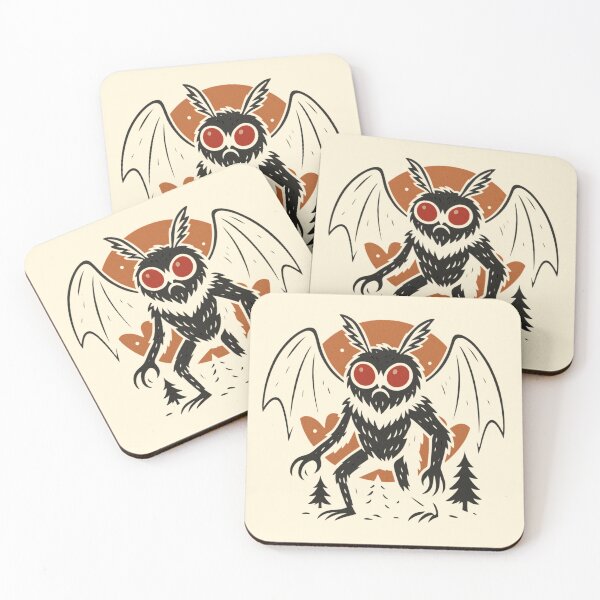 Item preview, Mothman Art Cryptids designed and sold by Planetporridge.