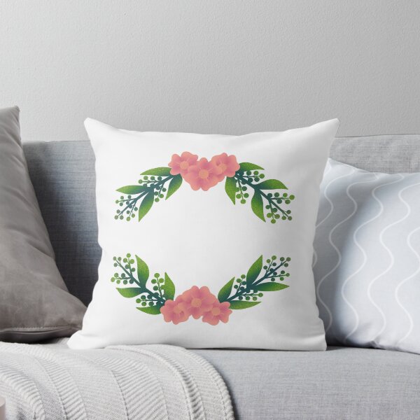 Item preview, Pink flowers cute round frame designed and sold by ValeryFlame.