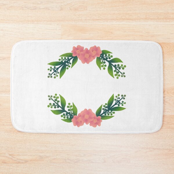Item preview, Pink flowers cute round frame designed and sold by ValeryFlame.