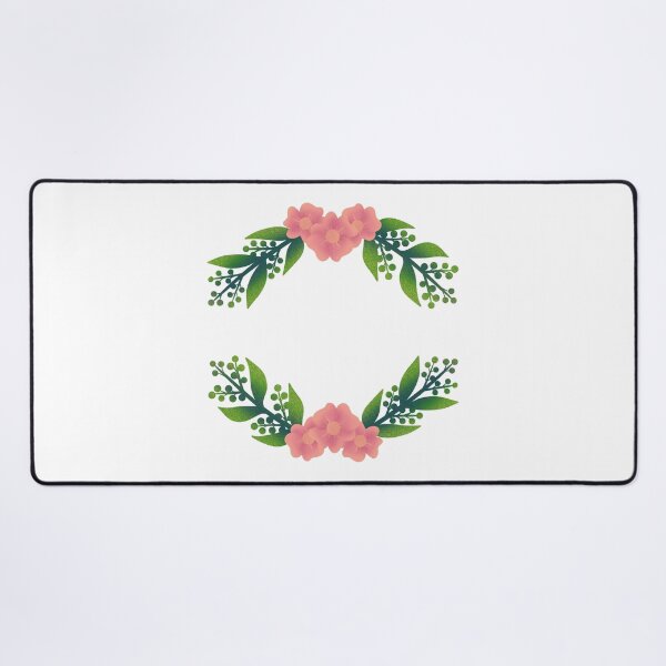 Item preview, Pink flowers cute round frame designed and sold by ValeryFlame.