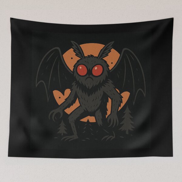 Item preview, Mothman Artwork Cryptids designed and sold by Planetporridge.