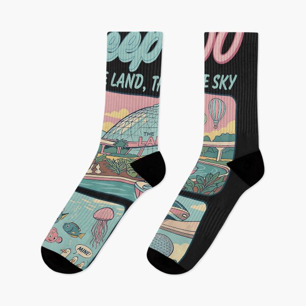 Item preview, Retro Theme Park Land Sea Sky Illustration Art designed and sold by Rhastasnixon.