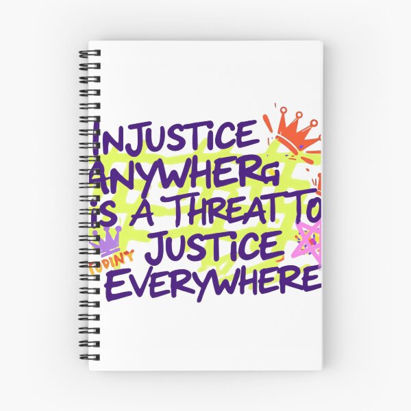 Item preview, Injustice Anywhere Is A Threat To Justice Everywhere Lead With Courage designed and sold by SkeletonsDanger.