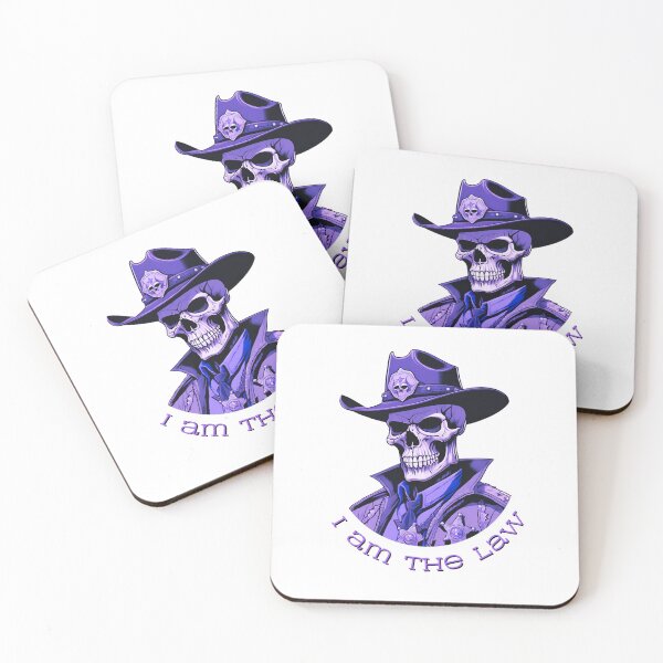 Item preview,  skull sheriff- I am the law designed and sold by wildforcedesign.