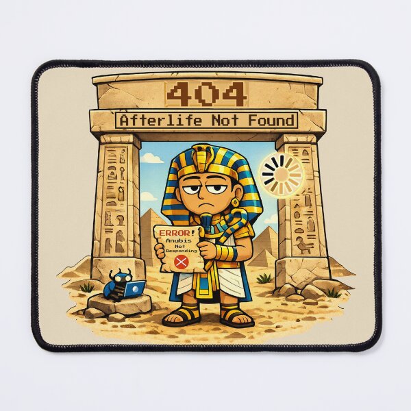 Item preview, 404 Afterlife Not Found - Anubis Not Responding designed and sold by AmazingEG.