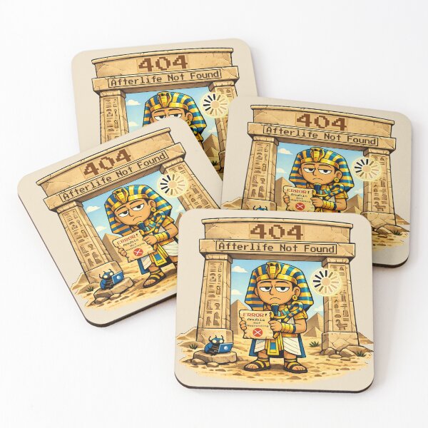 Item preview, 404 Afterlife Not Found - Anubis Not Responding designed and sold by AmazingEG.