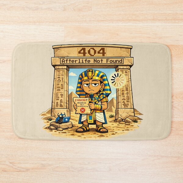 Item preview, 404 Afterlife Not Found - Anubis Not Responding designed and sold by AmazingEG.