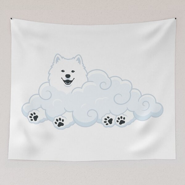 Item preview, Mostly Cloudy With A Chance Of Shedding Funny Samoyed designed and sold by Petzzz.