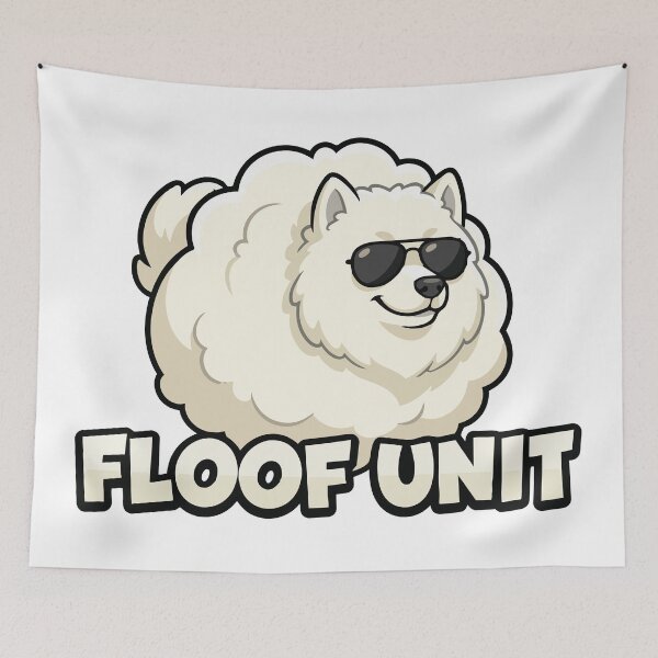 Item preview, Absolute Floof Unit Cool Samoyed Dog Art designed and sold by Petzzz.