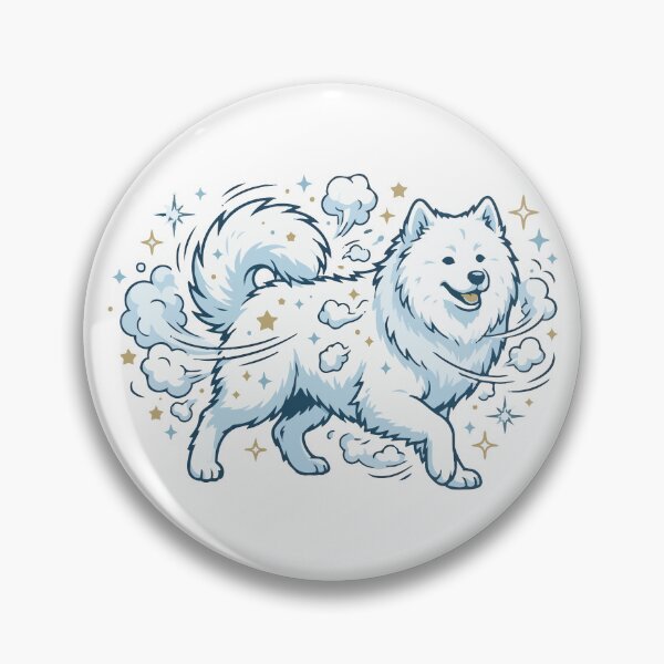 Item preview, Samoyed Glitter Funny Dog Hair Shedding Quote designed and sold by Petzzz.