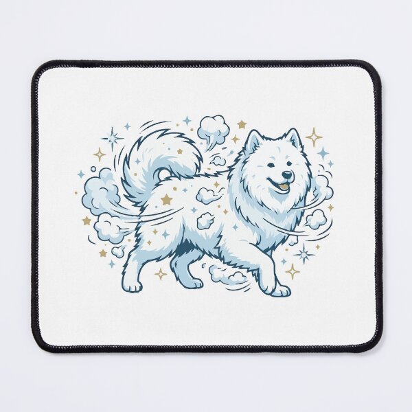 Item preview, Samoyed Glitter Funny Dog Hair Shedding Quote designed and sold by Petzzz.