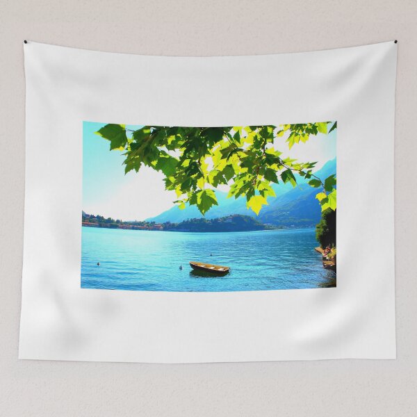 Item preview, View from Lecco at Lago di Como designed and sold by Kristina Drozd.