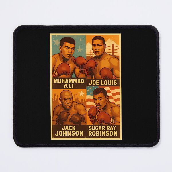 Item preview, Muhammad Ali Joe Louis Jack Johnson Sugar Ray Robinson Boxing Legends designed and sold by Anderson990.