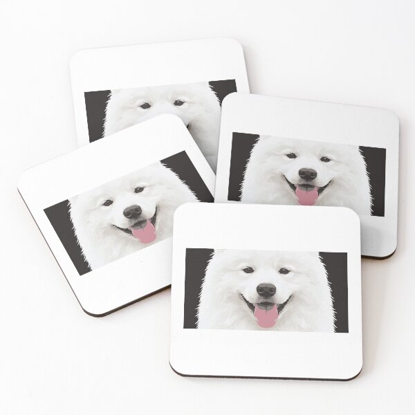 Item preview, The Sammy Smile Happy Samoyed Face Portrait designed and sold by Petzzz.