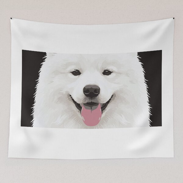Item preview, The Sammy Smile Happy Samoyed Face Portrait designed and sold by Petzzz.