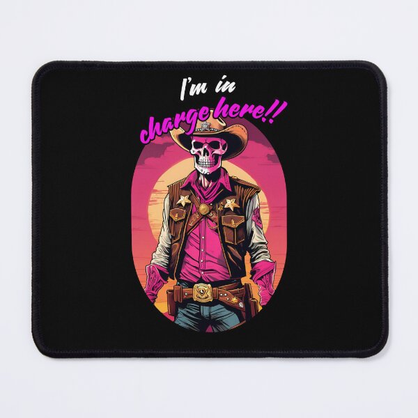 Item preview, skull sheriff- I am in charge here designed and sold by wildforcedesign.