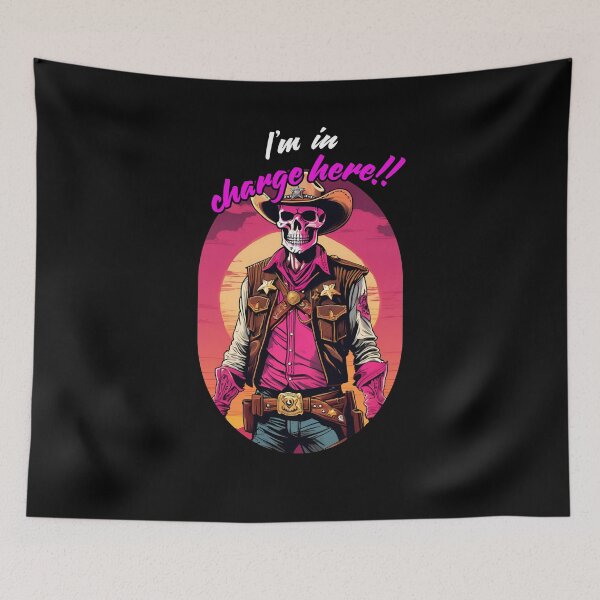 Item preview, skull sheriff- I am in charge here designed and sold by wildforcedesign.