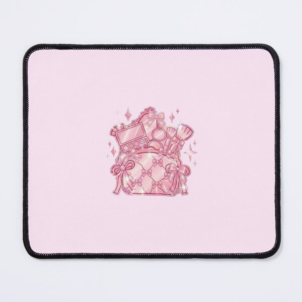 Item preview, Pink Kawaii Makeup Bag Sticker, Makeup Artist Print, Makeup Art Sticker. designed and sold by winterdaisyflower.