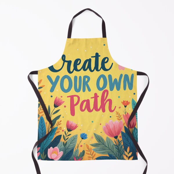 Item preview, Create Your Own Path Floral Art - Bold Empowering Quote Design designed and sold by DesignsByDessie.